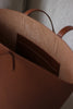 Curve tote bag brown