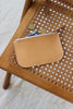 Soft Zip wallet natural