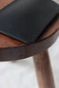 Leather phone sling black