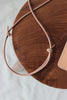 Leather phone sling nude