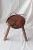 Leather phone sling brown