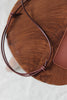 Leather phone sling brown