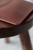 Leather phone sling brown
