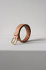Brass buckle belt natural