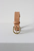 Brass buckle belt natural