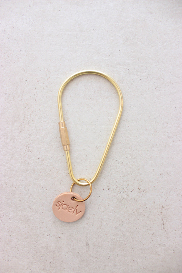 Brass key fob drop